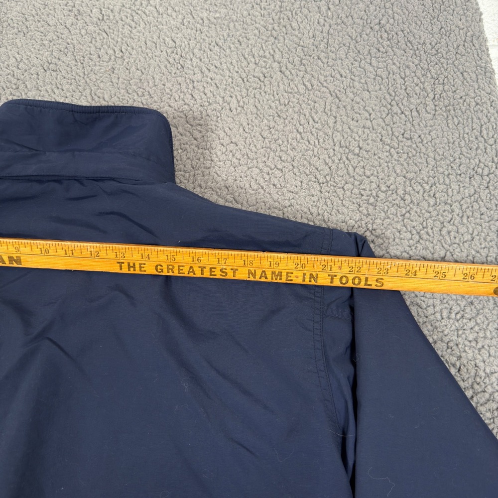 Lands End Classic Squall Bomber Jacket Women L Fleece Lined Polartec Vintage 90s - Picture 9 of 14